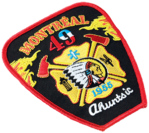 Écusson brodé Montréal 49 Ahuntsic